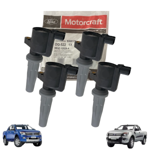 Kit Bobina Ignição Ford Ranger 2.5l Flex De 2012 A 2019
