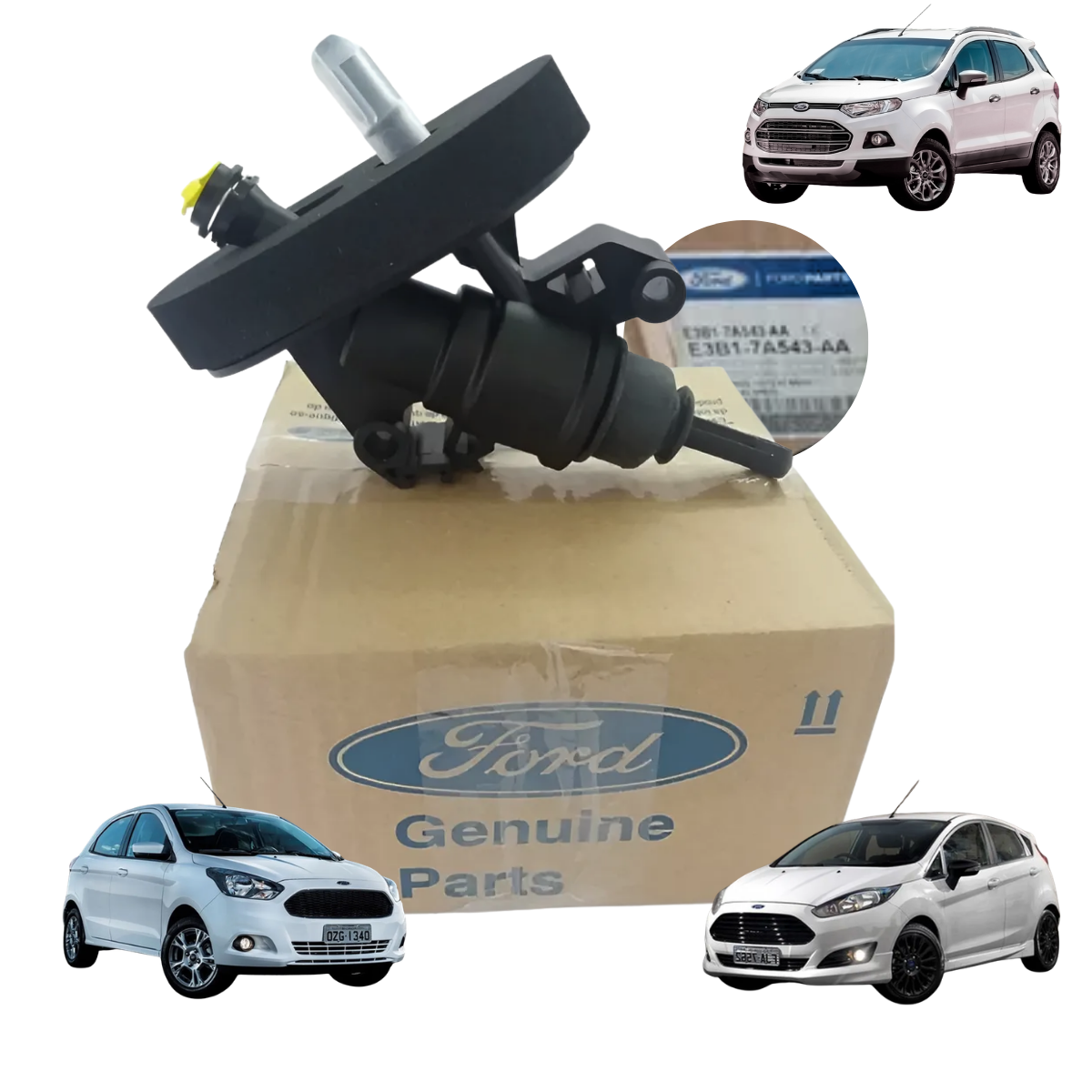 Cilindro Mestre Da Embreagem Ecosport / New Fista / Ford Ka
