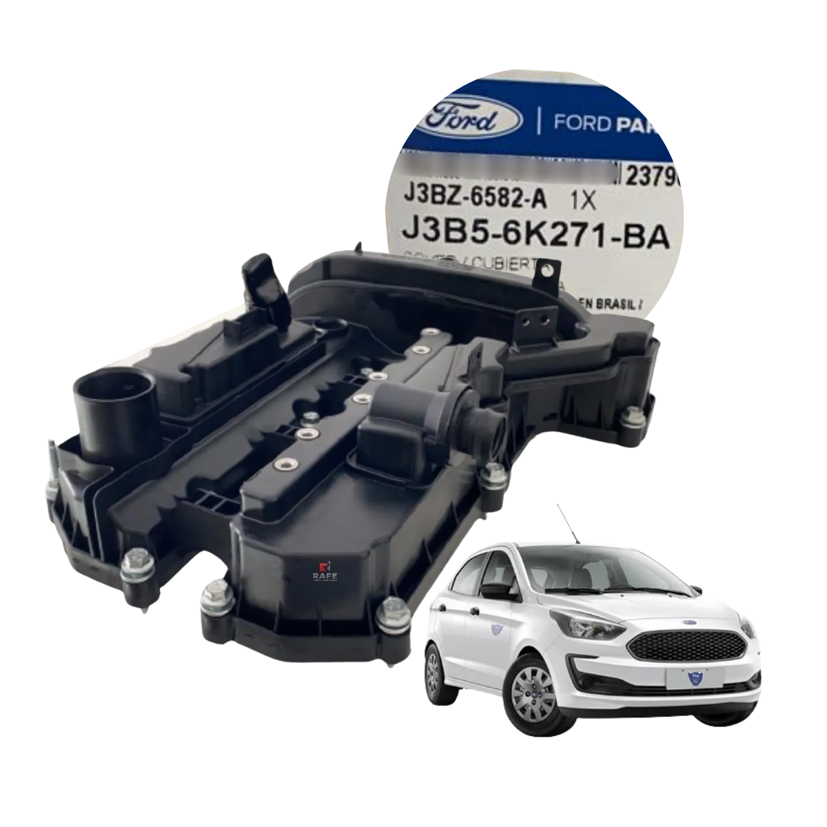 Tampa Do Cabeçote Com Junta Do Ford Ka 1.0 De 2019 A 2021