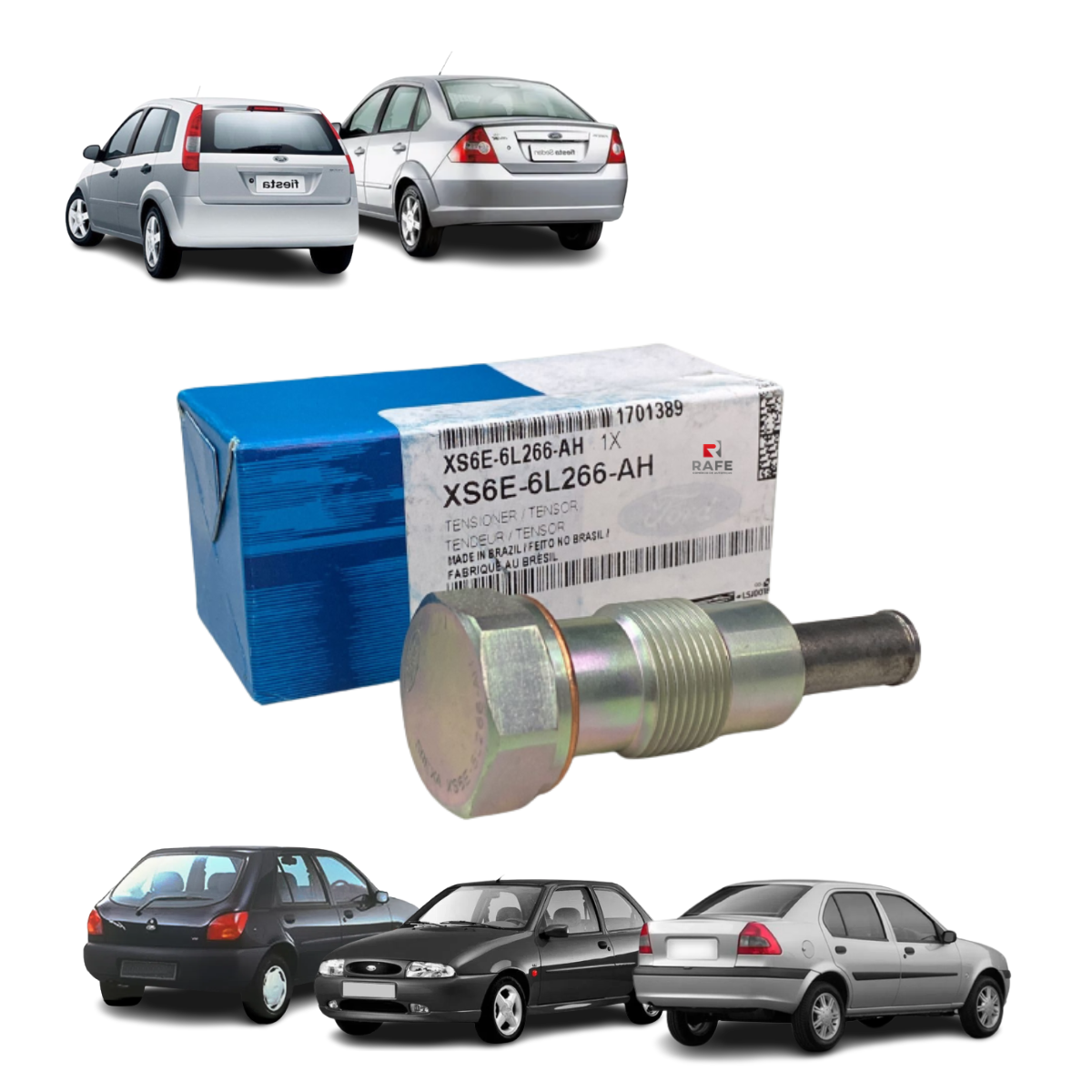 Tensionador Hidráulico Corrente Distribuição Ford Fiesta