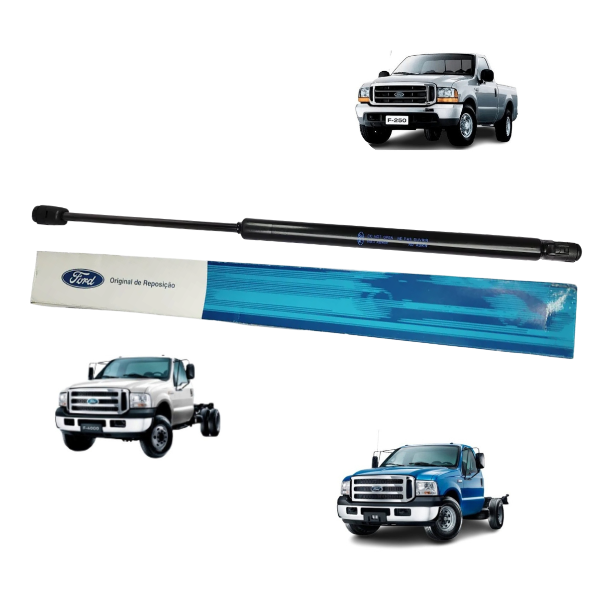 Amortecedor Do Capuz F250 / F350/ F4000