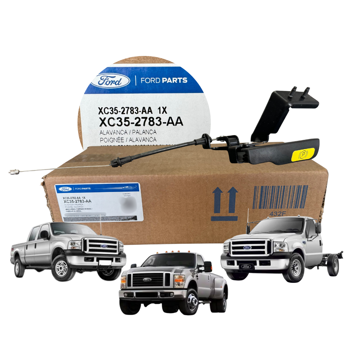 Alavanca De Liberação Freio De Estacionamento F250/350/4000