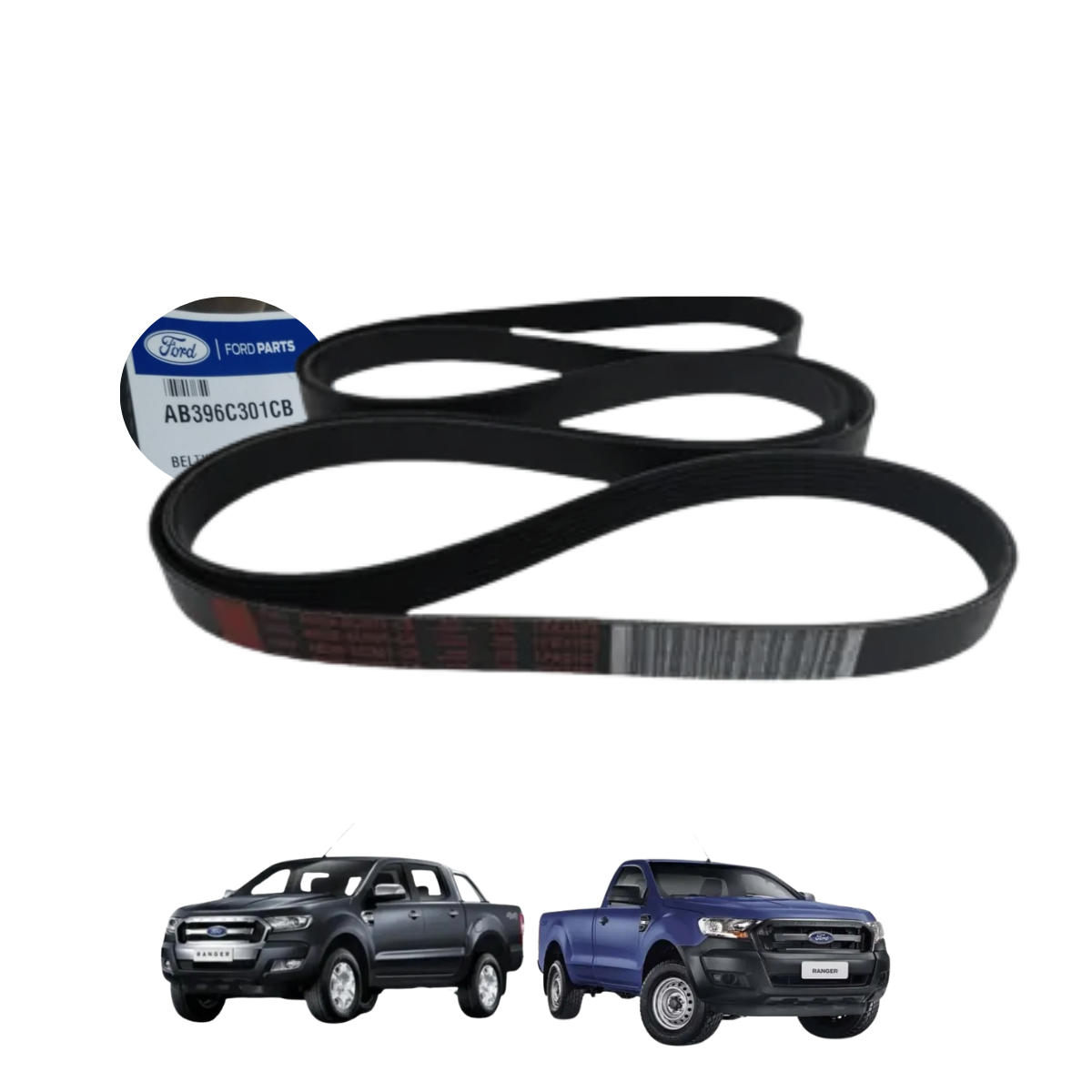 Correia Do Motor Da Ford Ranger 3.2l Diesel De 2012 A 2016