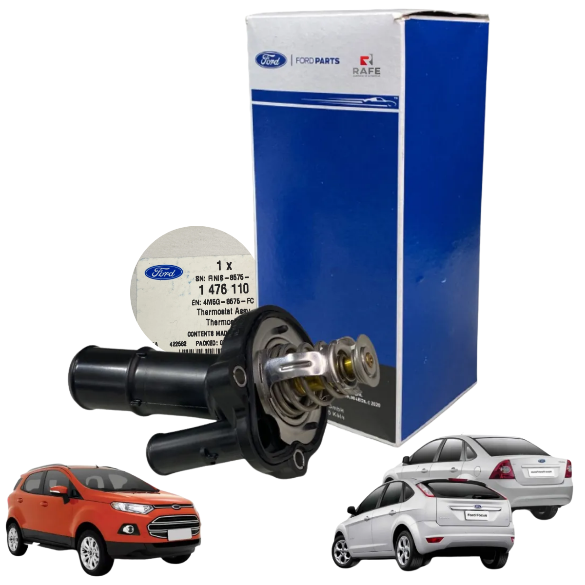 VÁLVULA TERMOSTÁTICA DO FOCUS E ECOSPORT MOTOR DURATEC HE 2.