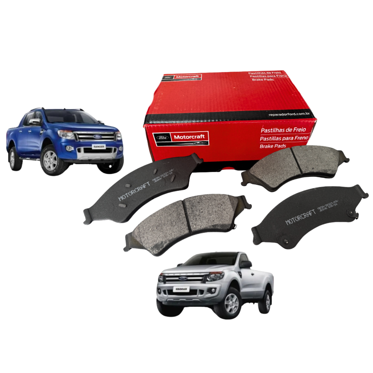 JOGO DE PASTILHAS DOS FREIOS DAS RODAS DIANTEIRAS