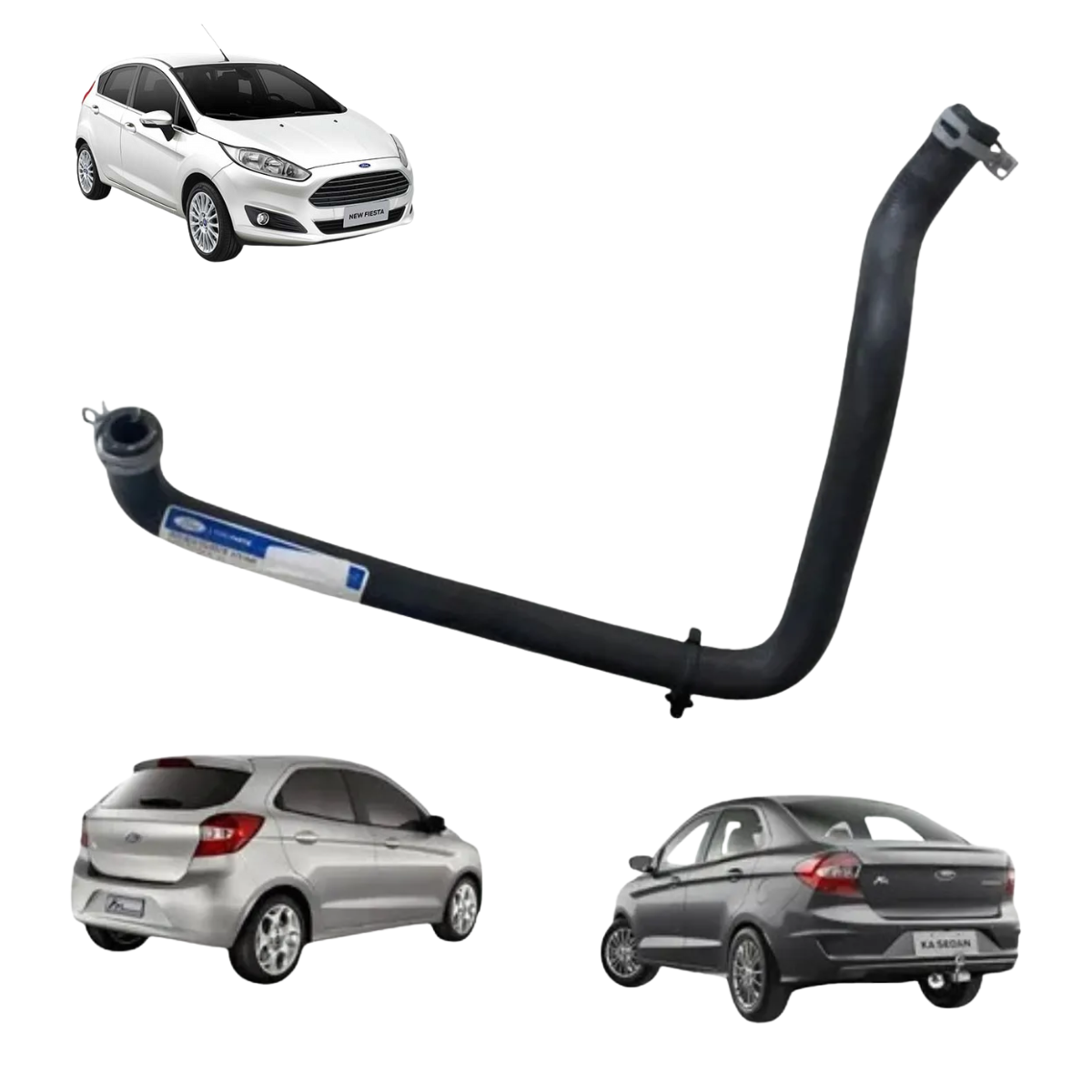 Mangueira Reservatório Água Radiador New Fiesta/ Ford Ka 1.0l