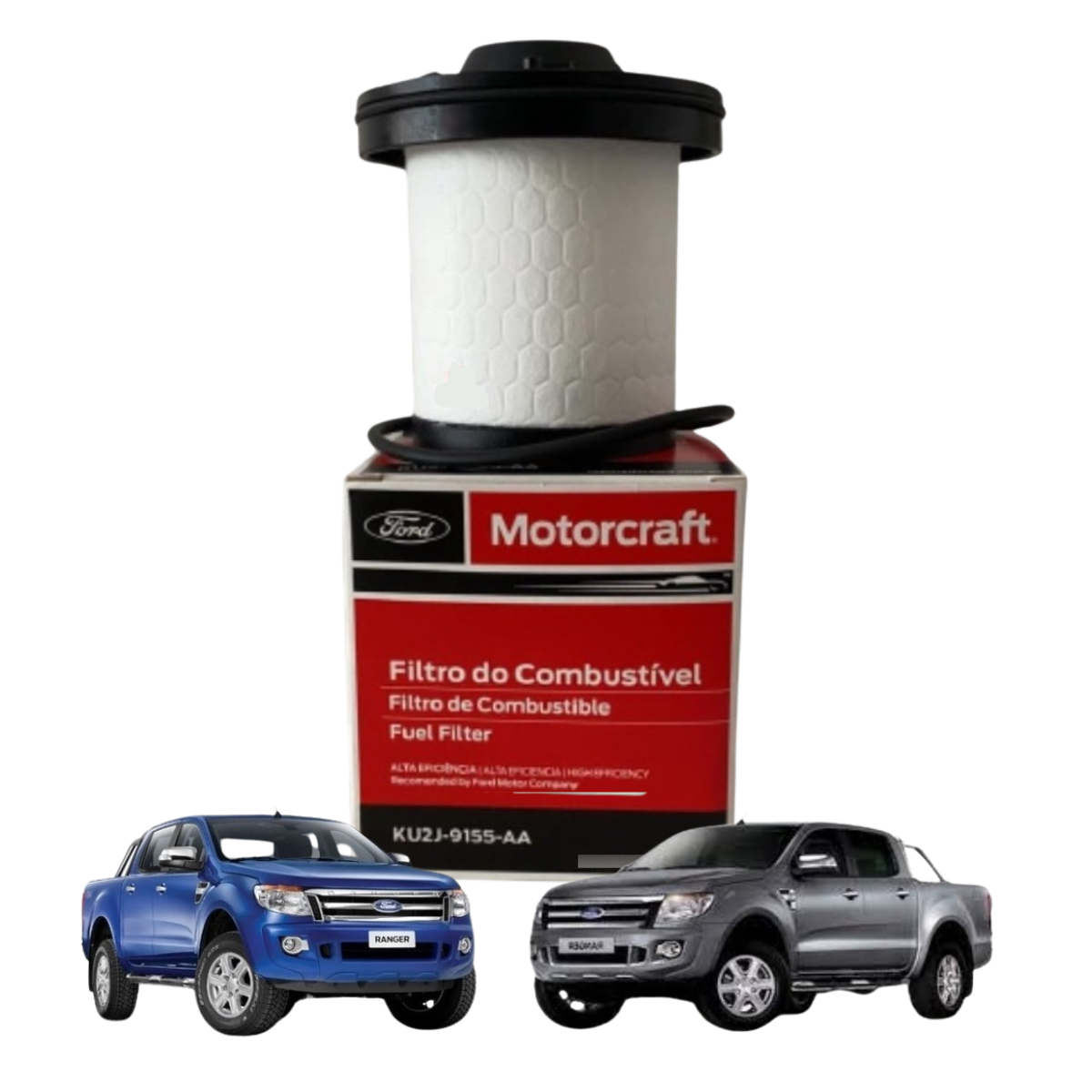 FILTRO DE COMBUSTÍVEL (MOTORCRAFT) DA RANGER 2.2