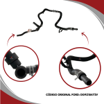 MANGUEIRA DE SAÍDA DO AQUECEDOR DO FUSION ECOBOOST 2.0L DE 2013 A 2016 - MOTORCRAFT