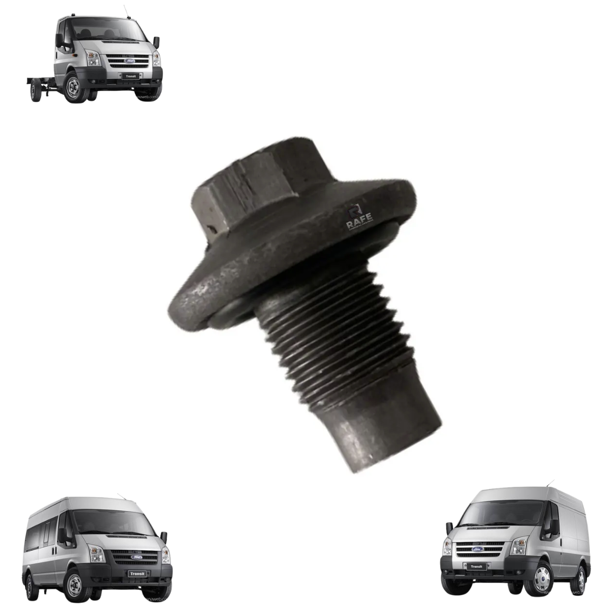 Bujão De Drenagem Do Carter Com Anel Vedador Da Ford Transit