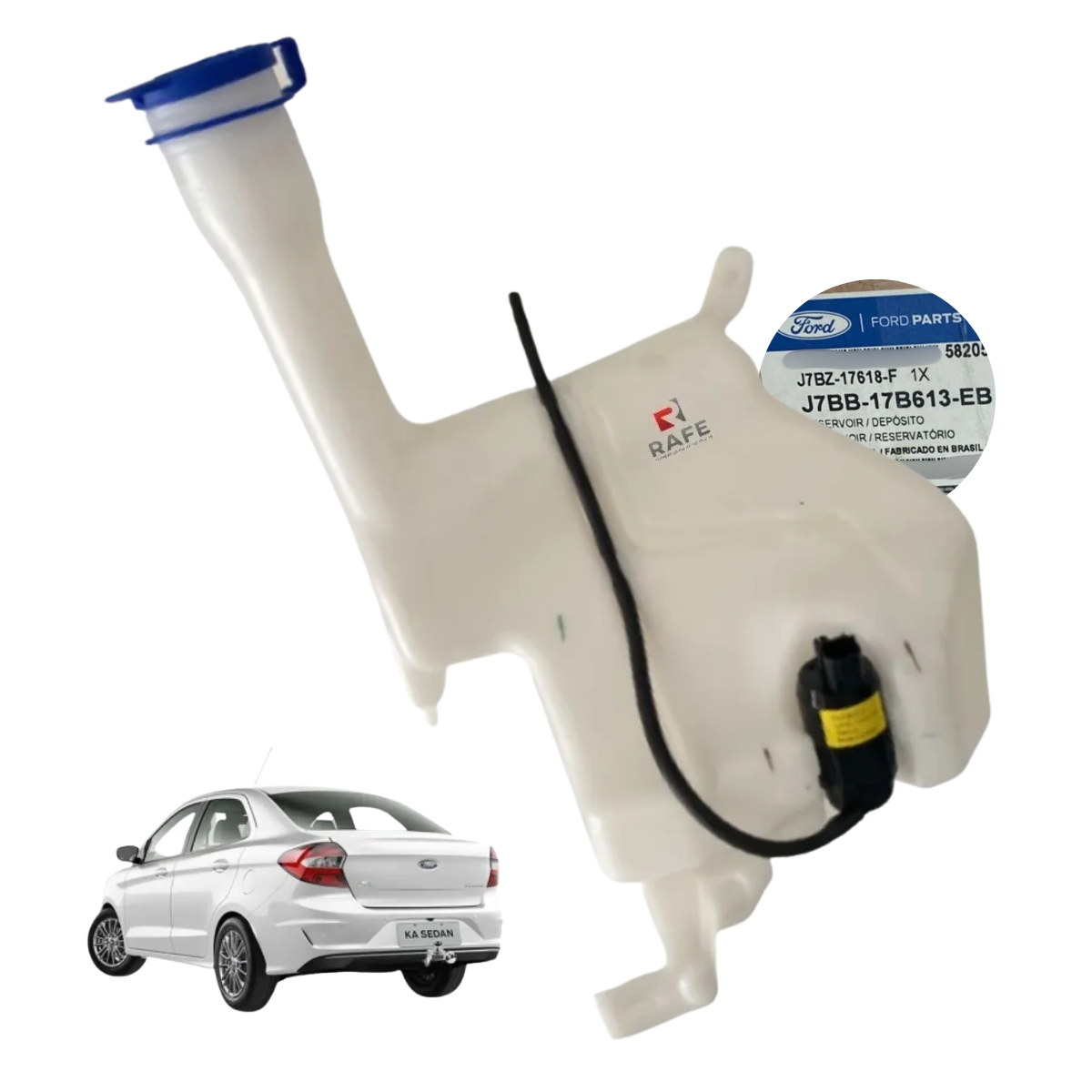 RESERVATÓRIO DO LIMPADOR DE PARA-BRISA DO FORD KA SEDAN
