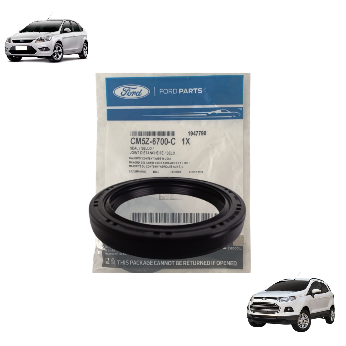 Retentor Dianteiro Do Virabrequim Da Ecosport E Focus
