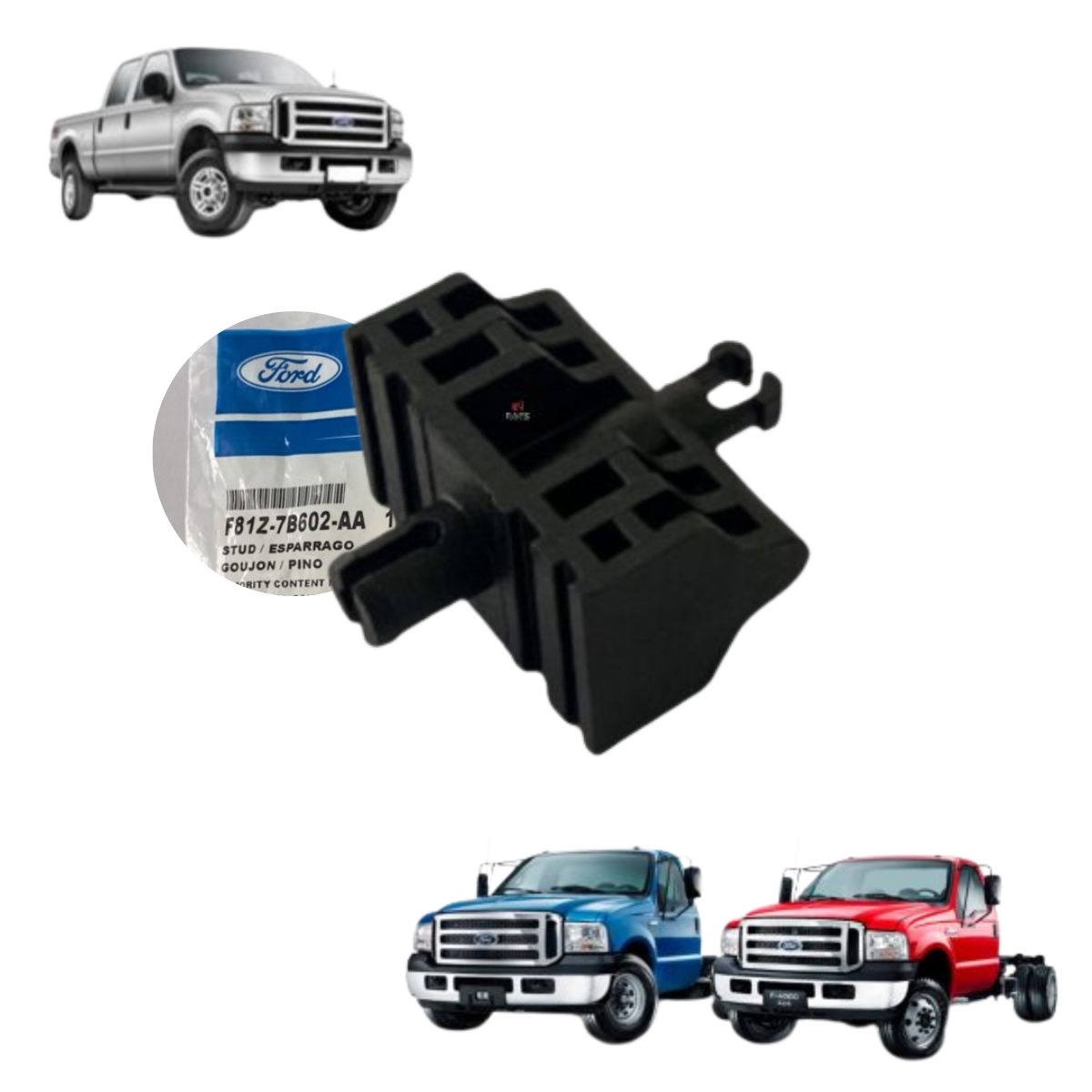 Pino Articulação Garfo Embreagem F250/f350/f4000 – Original
