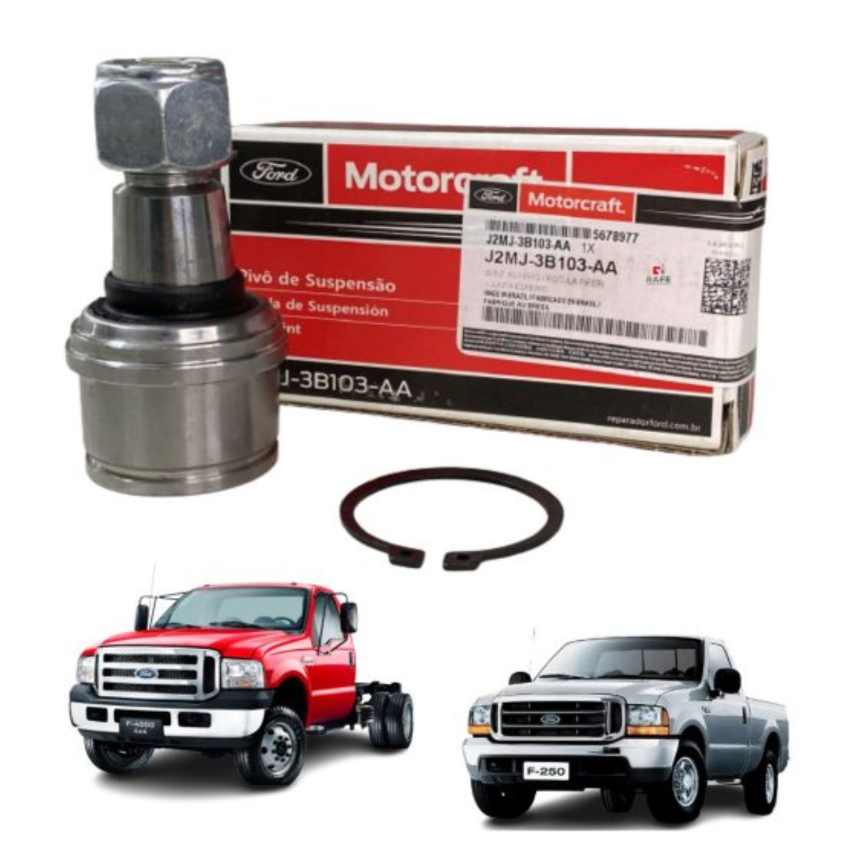 PIVÔ INFERIOR DA SUSPENSÃO DIANTEIRA DA F250 / F4000