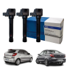 Kit Com 3 Bobinas De Ignição Ford Ka 1.0l 3cc De 2015 A 2021