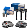 Kit Bobina E Jogo Vela Ignição Do Ford Ka 1.0l 3 Cilindros