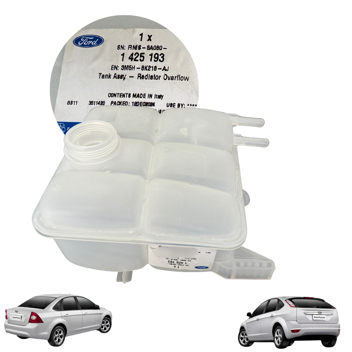 RESERVATÓRIO DE ÁGUA DO RADIADOR DO FORD FOCUS 2009 A 2013