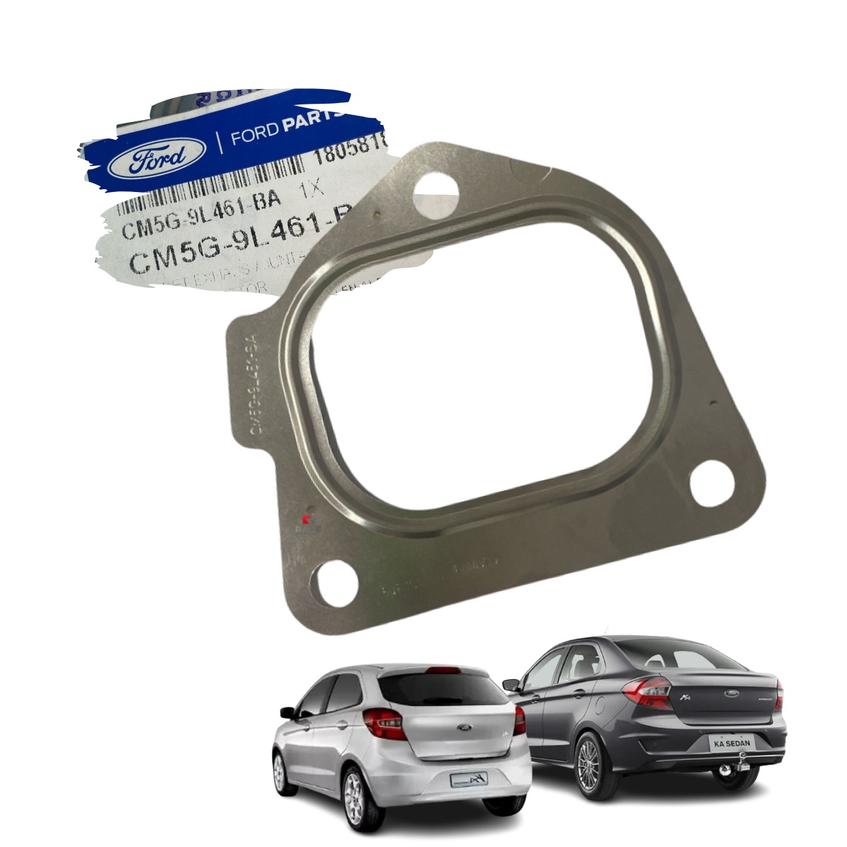 Junta Coletor Escape Ford Ka 1.0 Flex 3 Cilindros – Original