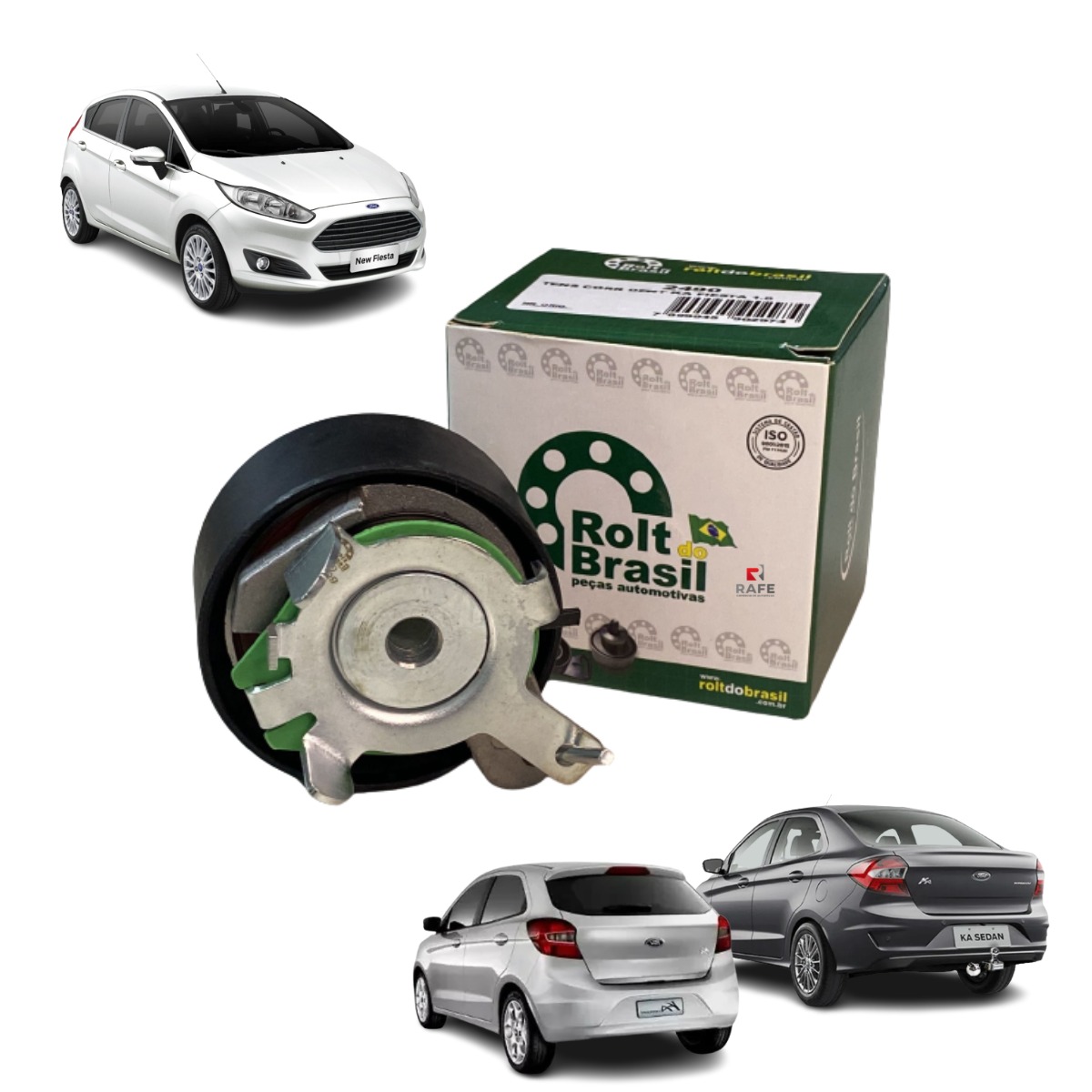 Polia Tensora Correia Distribuição Ford Ka E New Fiesta 1.0l