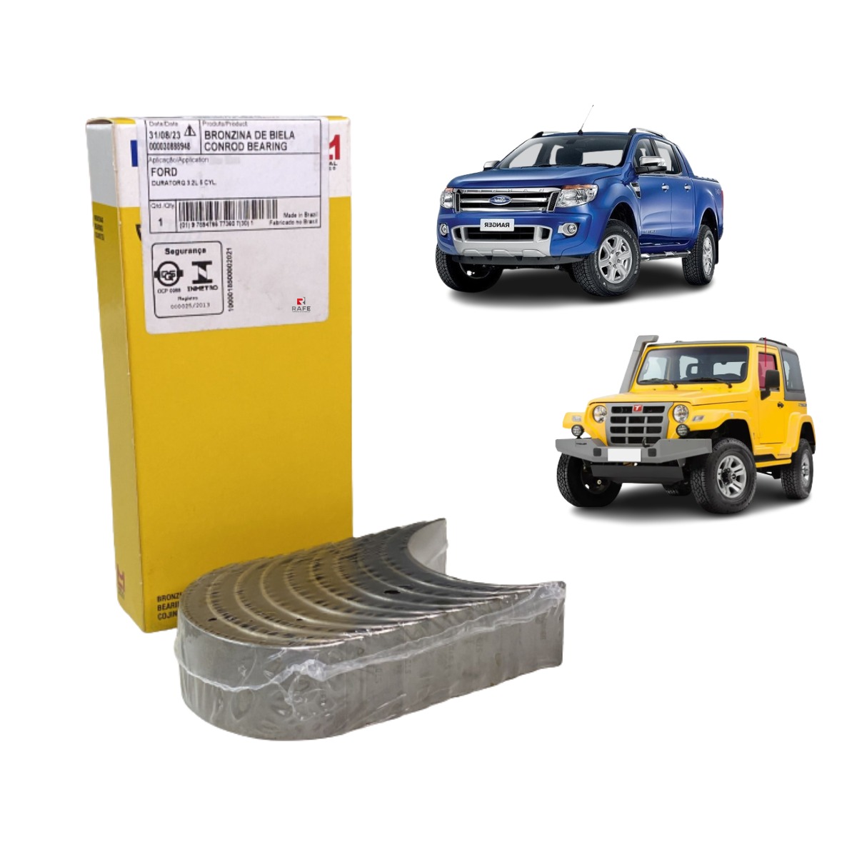 Jogo De Bronzina Biela (std) Ranger 3.2l E Troller – Mahle
