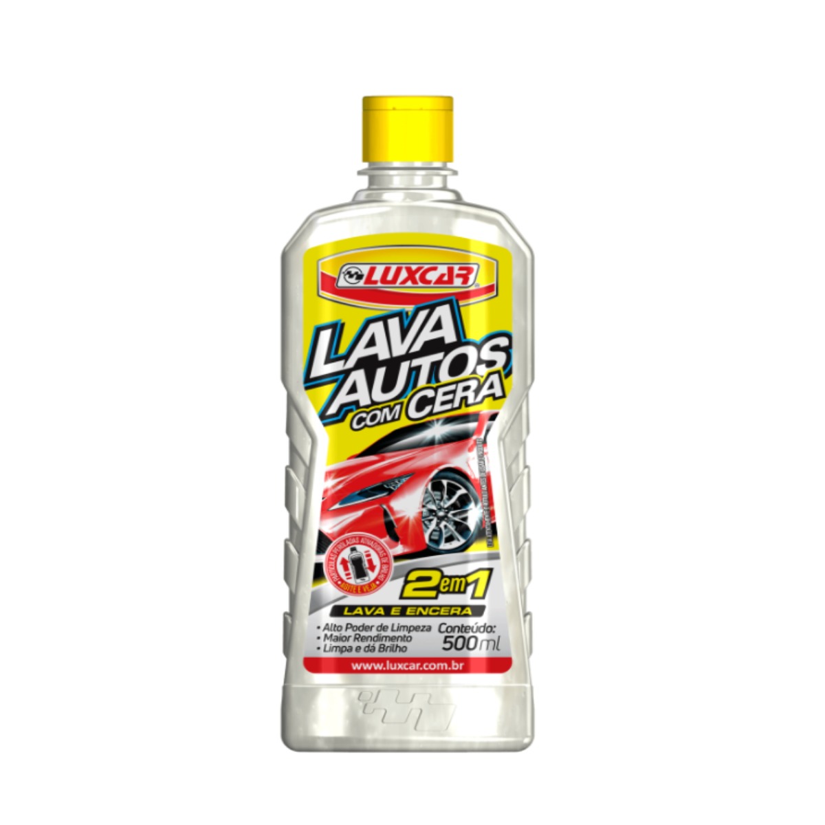 Lava Autos Com Cera 2 Em 1 Luxcar – Lava E Encera – 500ml