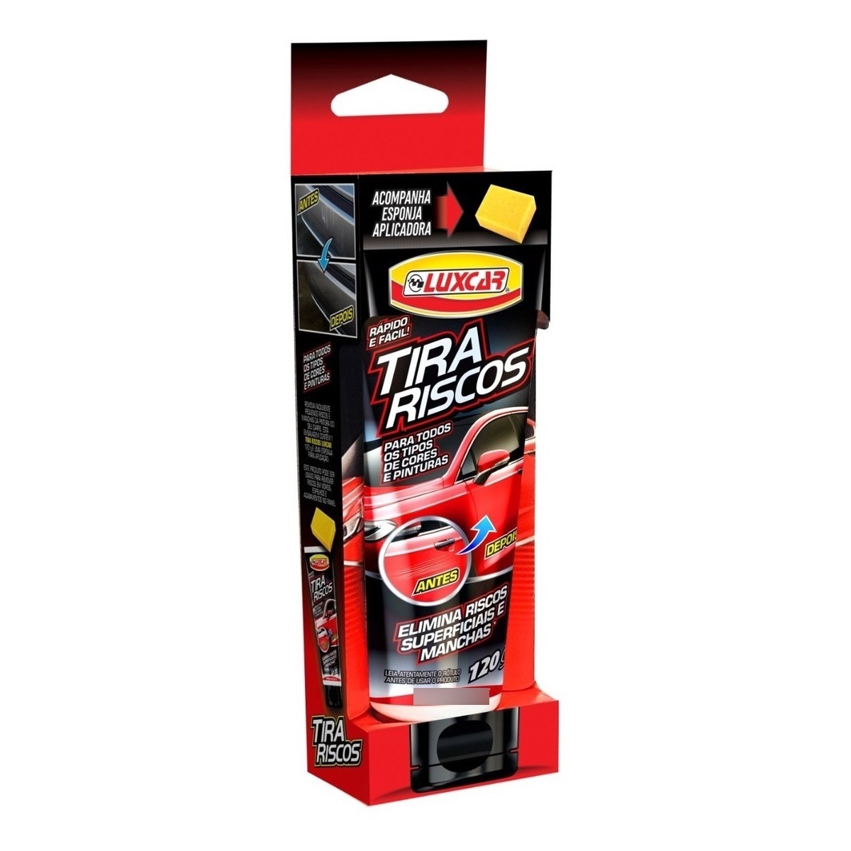 Tira Riscos Automotivos Superficiais Luxcar – 120g