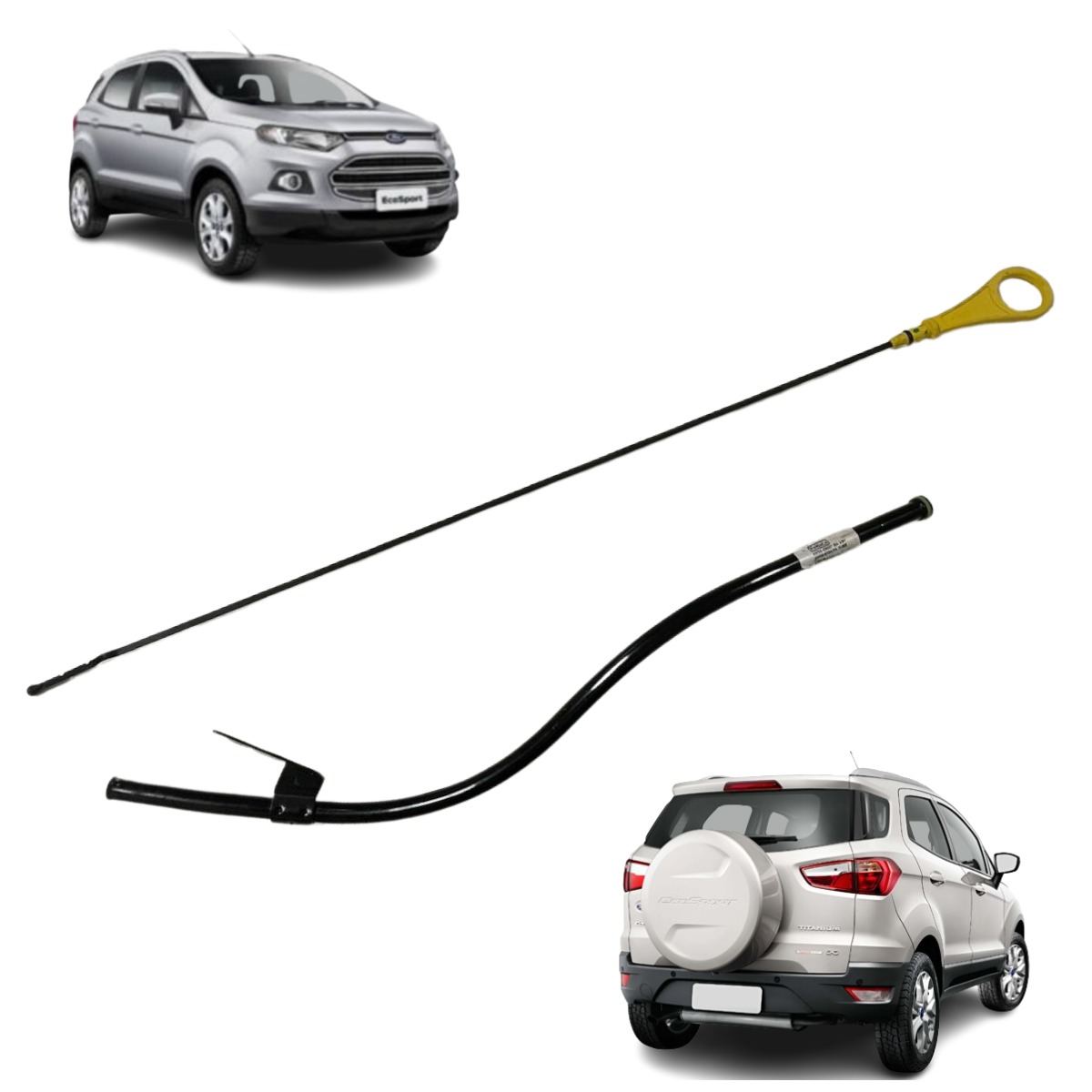 JOGO DE TUBO E VARETA DE NÍVEL DE ÓLEO DA ECOSPORT 1.6L SIGMA