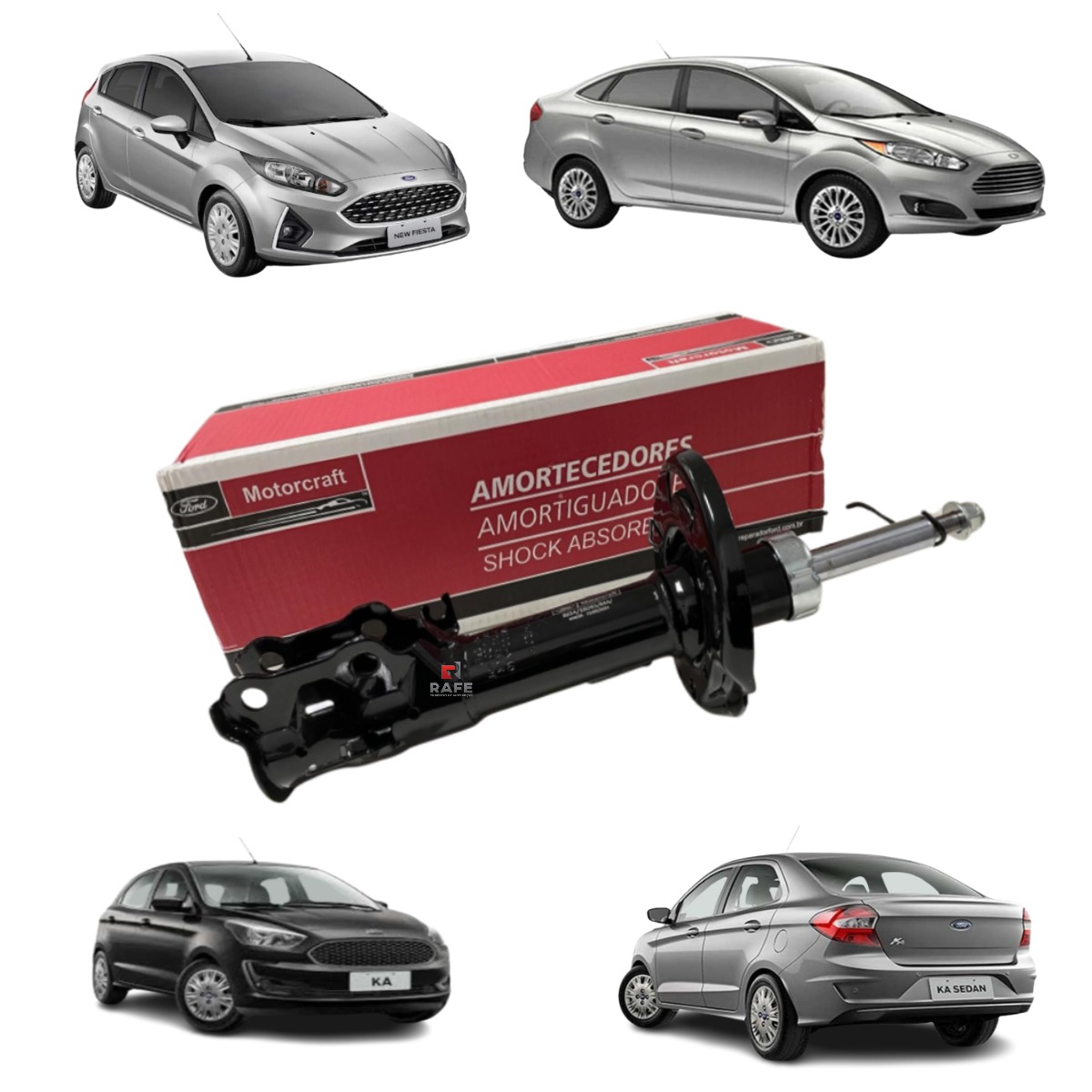Amortecedor Dianteiro Direito New Fiesta E Ford Ka Original