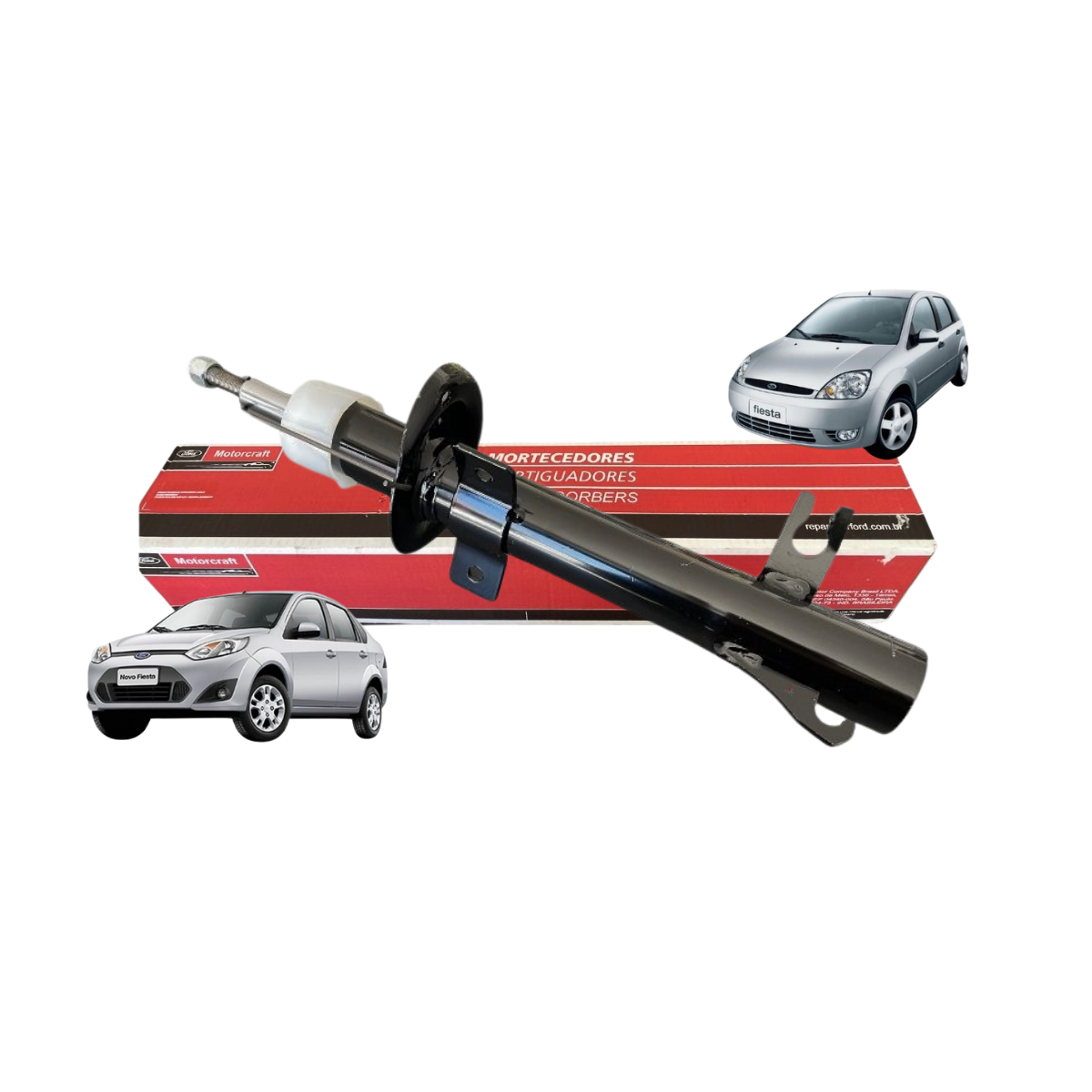 AMORTECEDOR DIANTEIRO DO FIESTA ROCAM 2003 a 2014 BJ3A18045DA