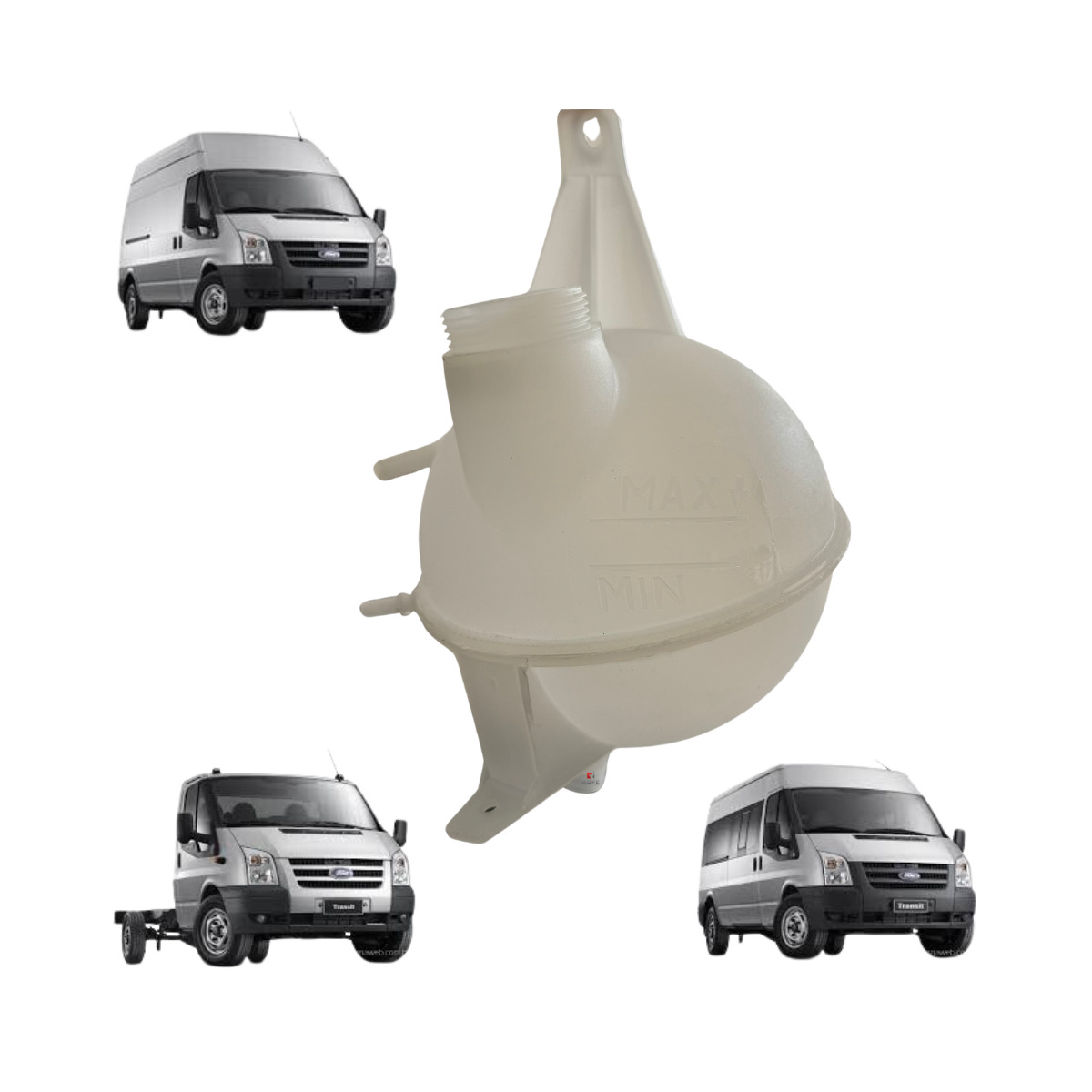 Reservatório De Expansão Radiador Ford Transit 2008 Á 2013  – SONGDE 74296