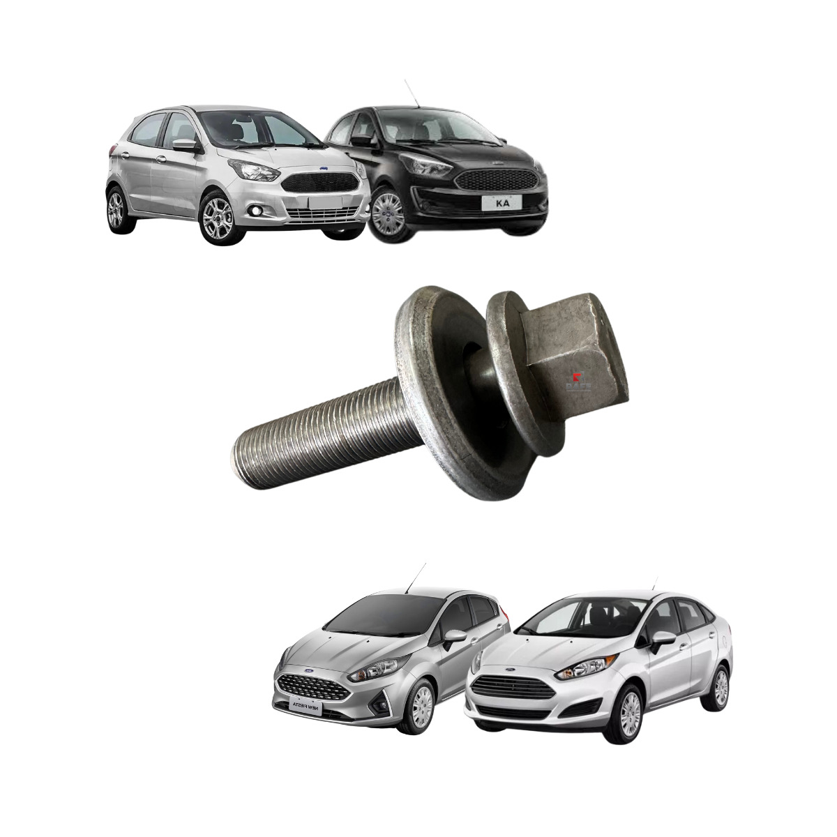 Parafuso Polia Virabrequim Ford Ka e New Fiesta 1.0 Original CM5Z6A345A