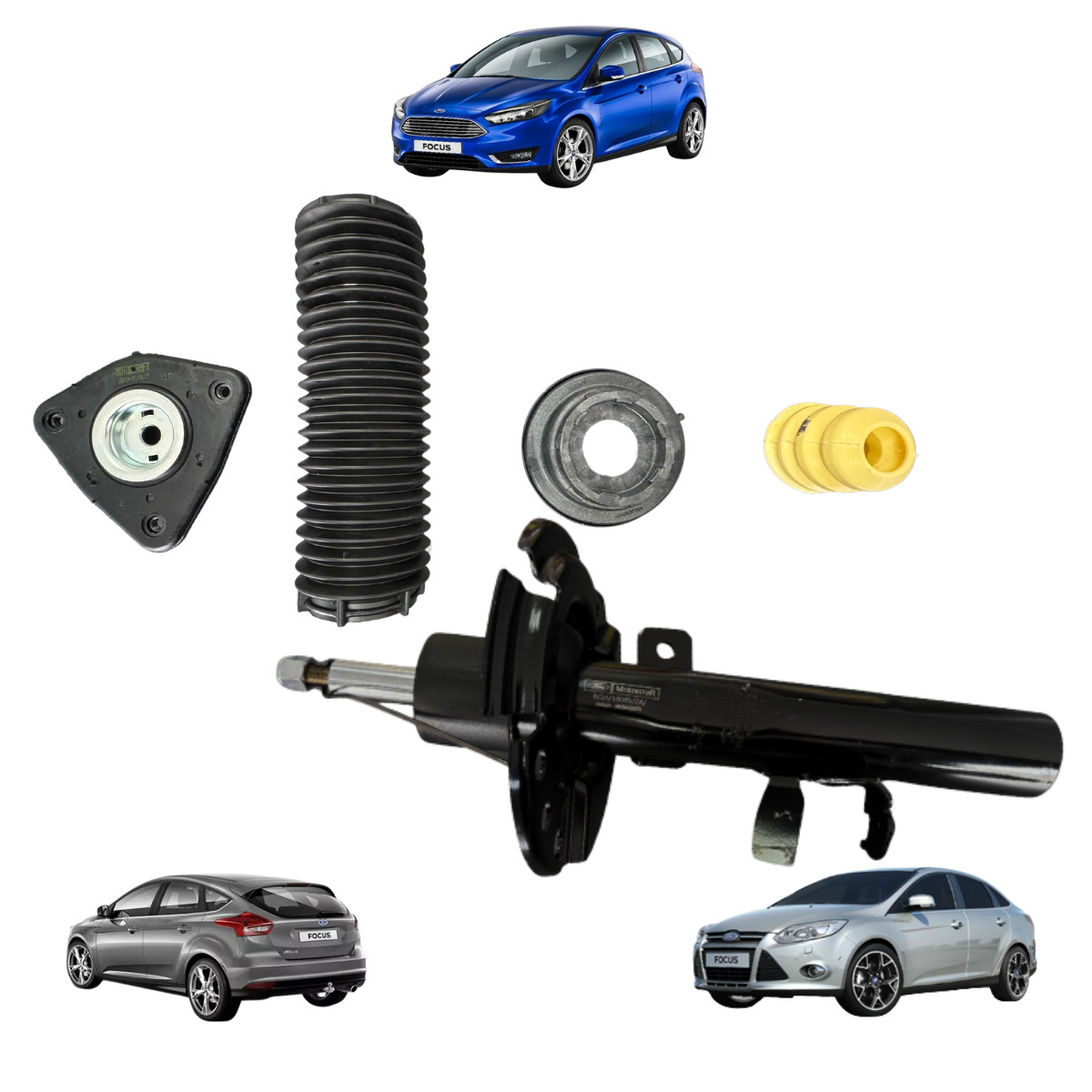 Kit Amortecedor Suspensão Dianteira L.E Focus 14/19 original