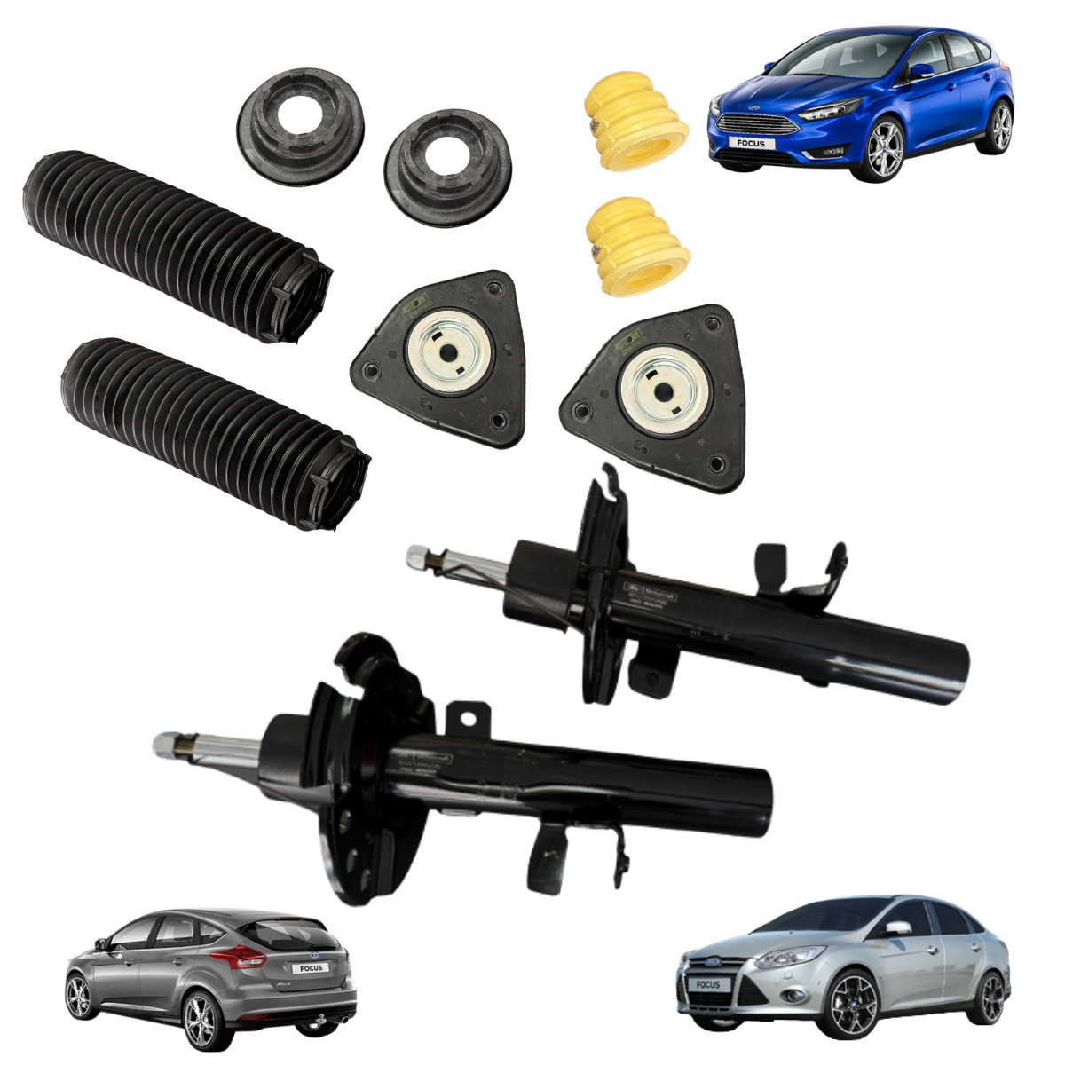 Kit Amortecedor Suspensão Dianteira Completo Focus 14/19 original