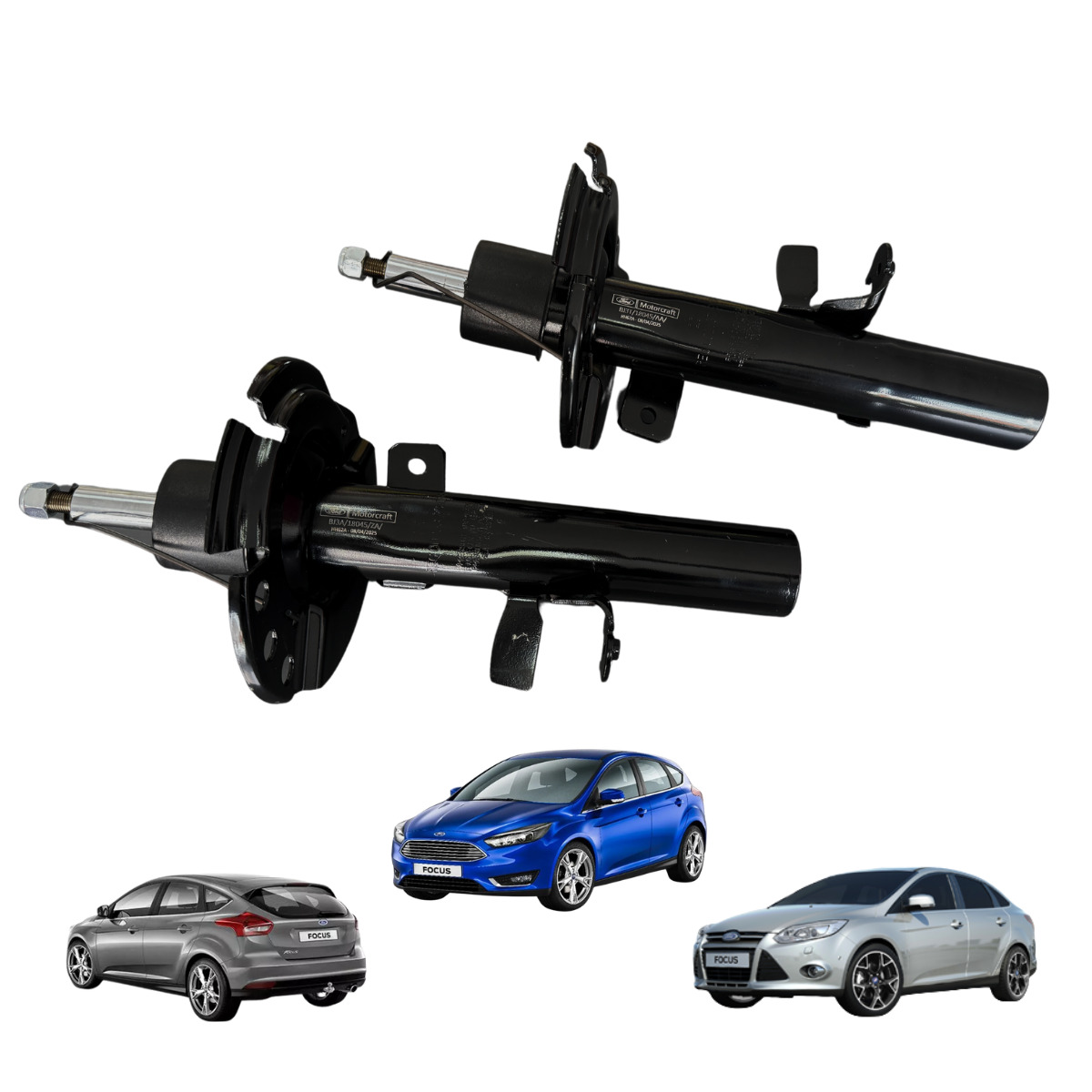 KIT DO AMORTECEDOR DA SUSPENSÃO DIANTEIRA DO FOCUS 2014 A 2019