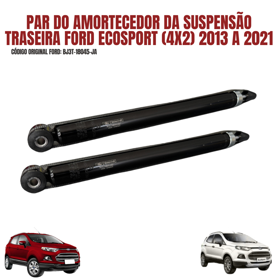 Par do Amortecedor da Suspensão Traseira Ford EcoSport 2013 a 2021
