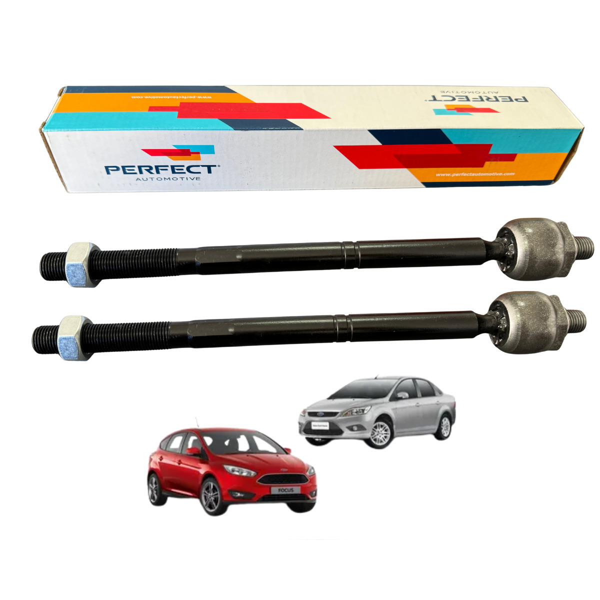 Par da Articulação/ Barra Axial Macho Focus 1.6 16v Direção Hidráulica – Perfect