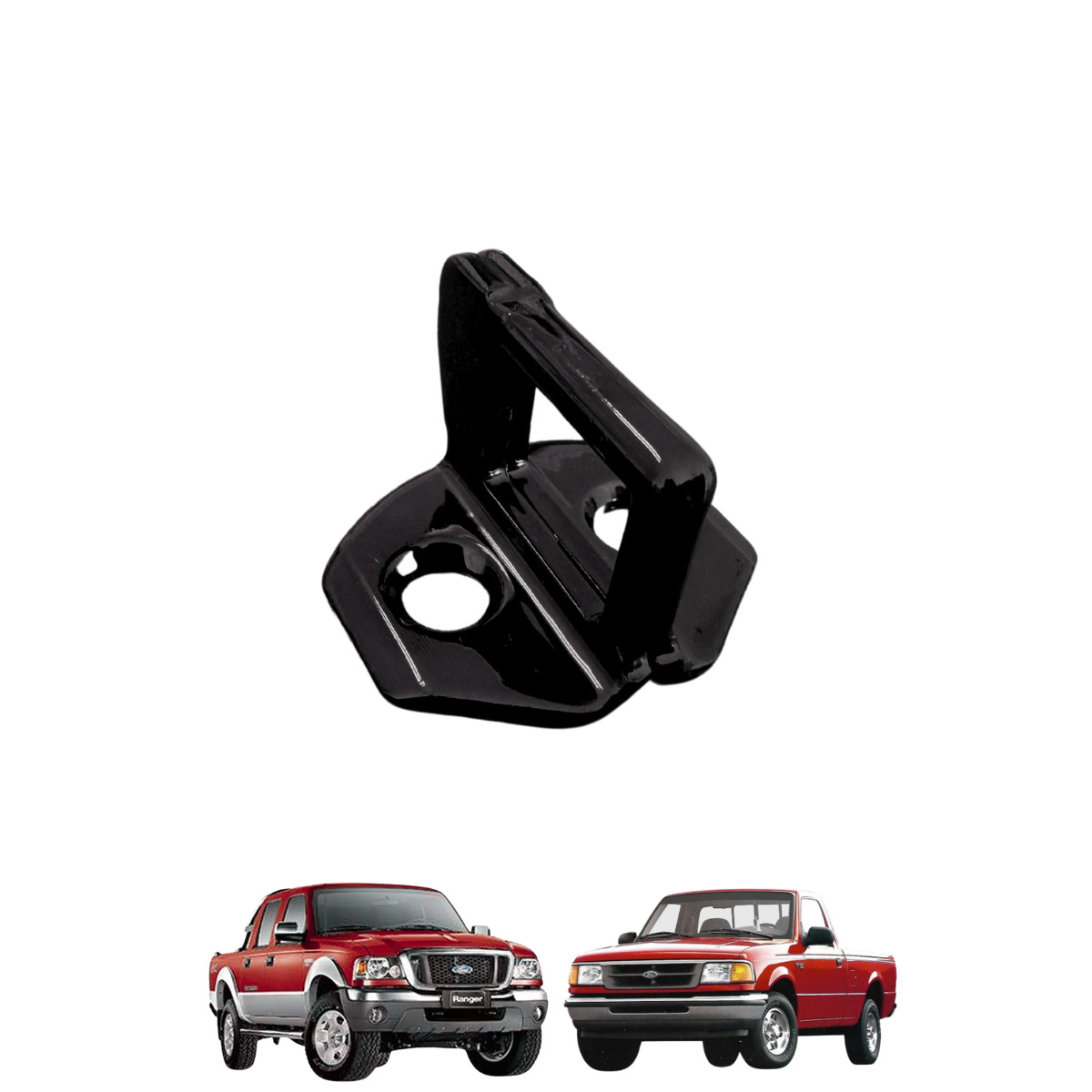 Placa Batente Trinco Porta Ford F-250, F-350,  F-12000, F-14000, F-16000 e Ranger Original