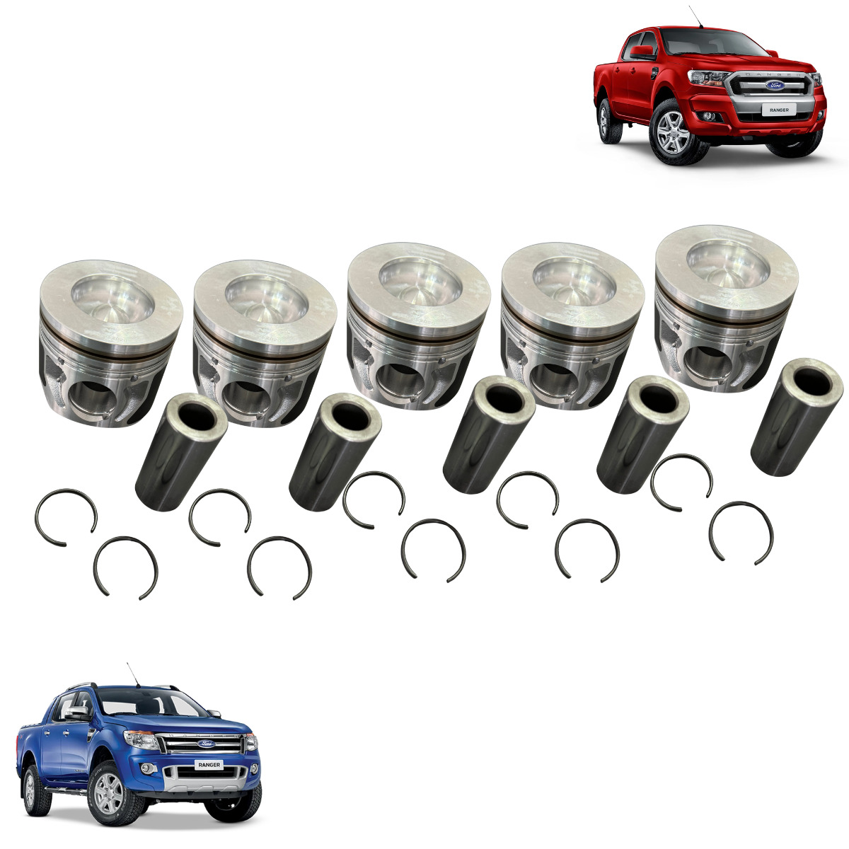 JOGO DE PISTÃO STD FORD RANGER 3.2 20V 5CC 2013 A 2023