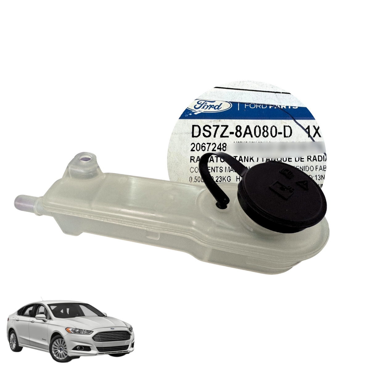 RESERVATÓRIO DE REFRIGERAÇÃO DO RADIADOR FORD FUSION HÍBRIDO 2.0 2014 A 2018 – ORIGINAL FORD