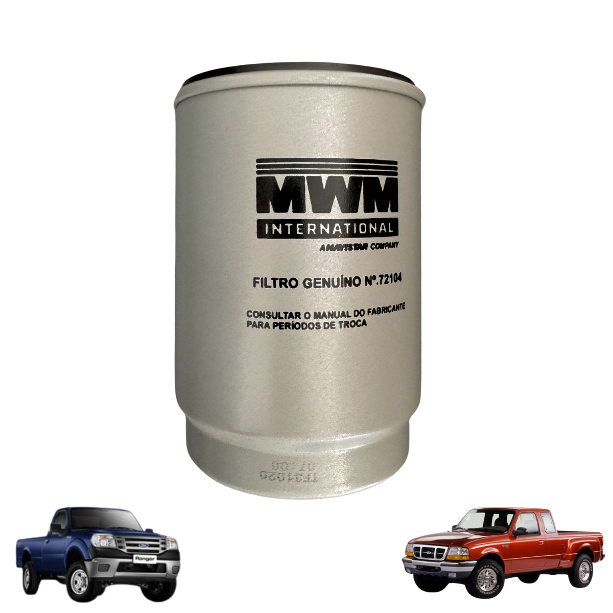 FILTRO DE COMBUSTÍVEL FORD RANGER 1998 A 2001 MOTOR HSD 2.5 DIESEL