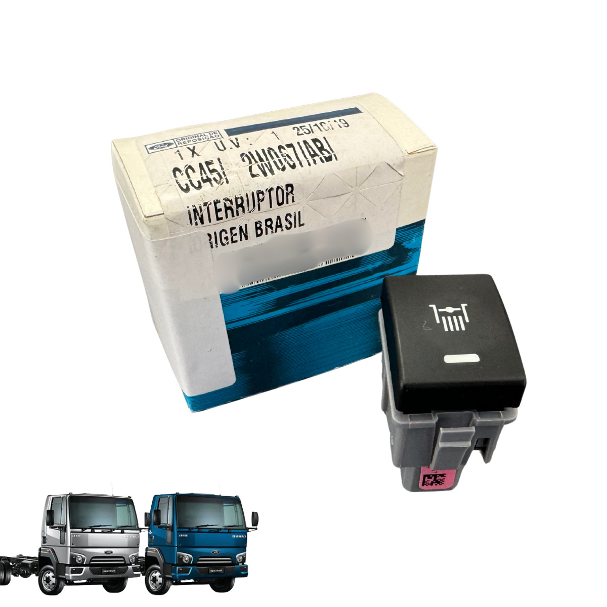 Interruptor Do Freio Motor Ford Cargo 816/1119 2013 a 2019 – Original