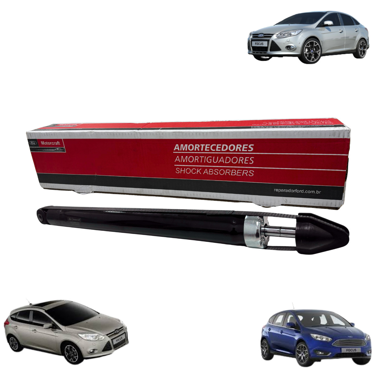 AMORTECEDOR TRASEIRO DO FOCUS 2014 A 2019 (MOTORCRAFT)