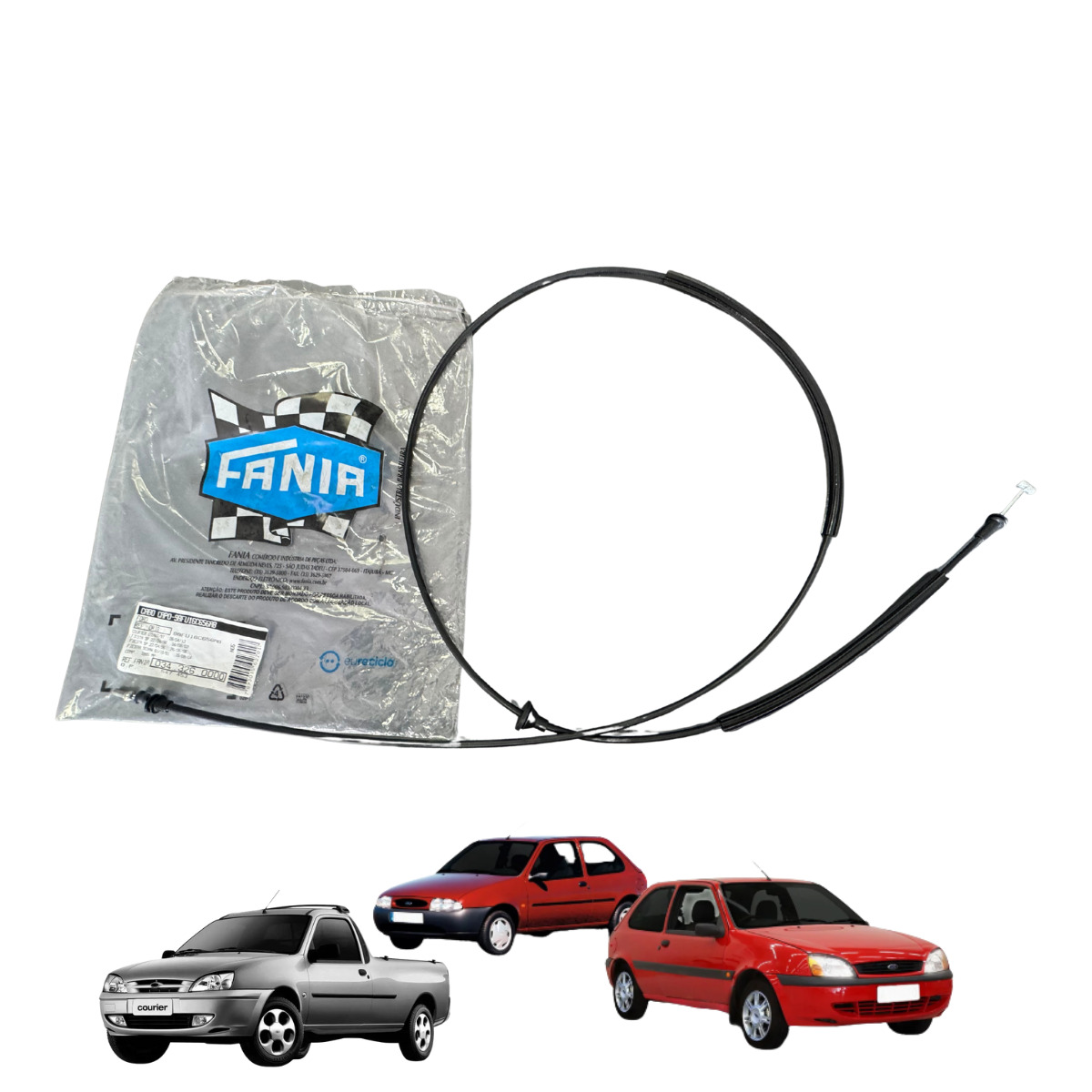 Cabo Capô Sem Alavanca Ford Courier e Fiesta