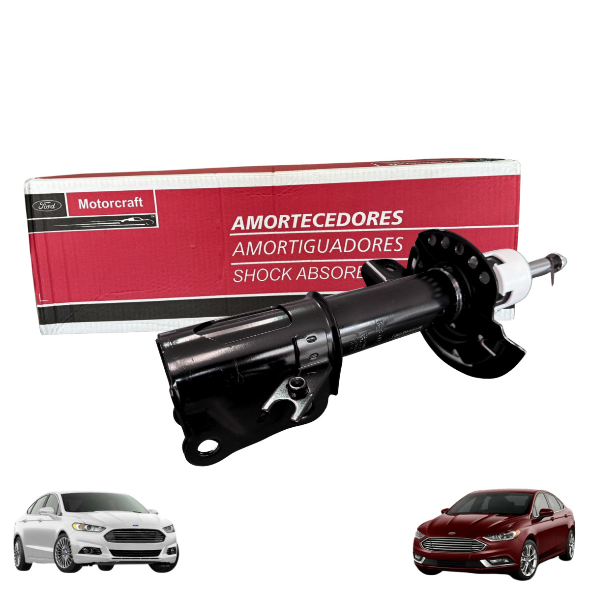 AMORTECEDOR DIANTEIRO LADO ESQUERDO DO FUSION 2012 A 2016 – MOTORCRAFT
