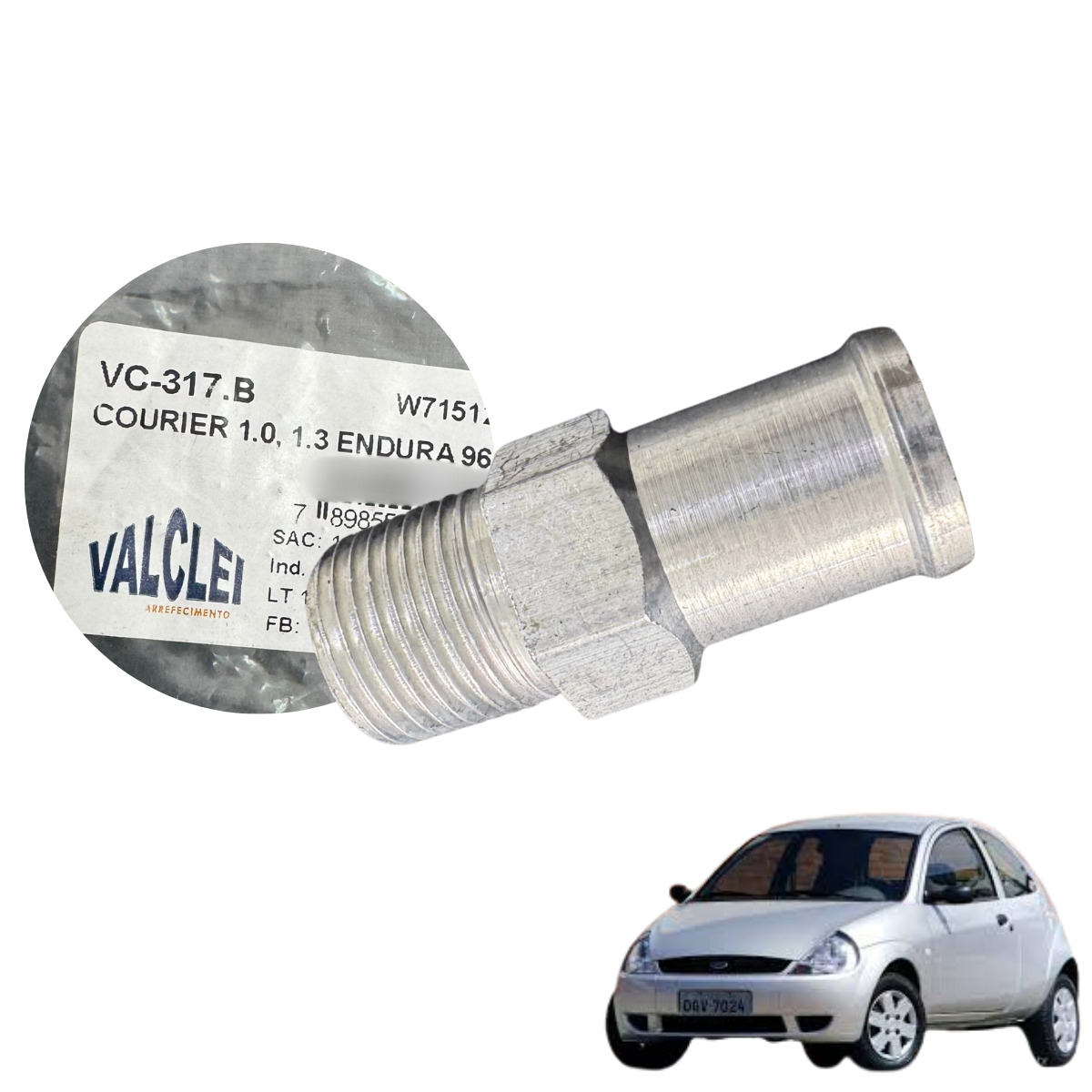 Conector Bloco Motor Ford Ka, Ecosport, Focus, Escort, Courier E Fiesta – Valclei