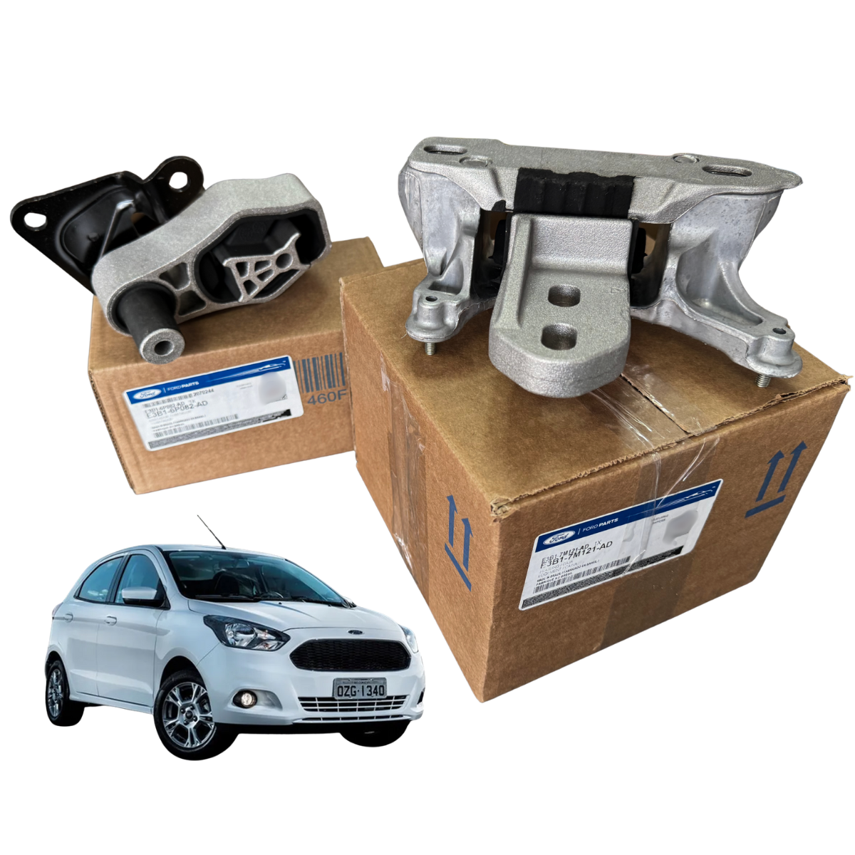 Kit Coxim Superior Do Câmbio Do Ford Ka 1.0l – Original