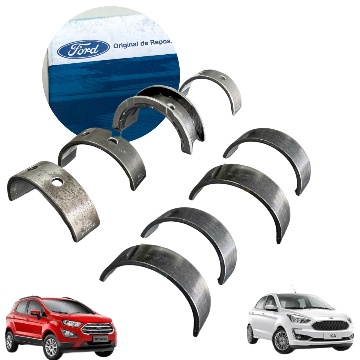 FORD – JOGO DE BRONZINA DE MANCAL STD MOTOR DRAGON 1.5L 3 CILINDROS