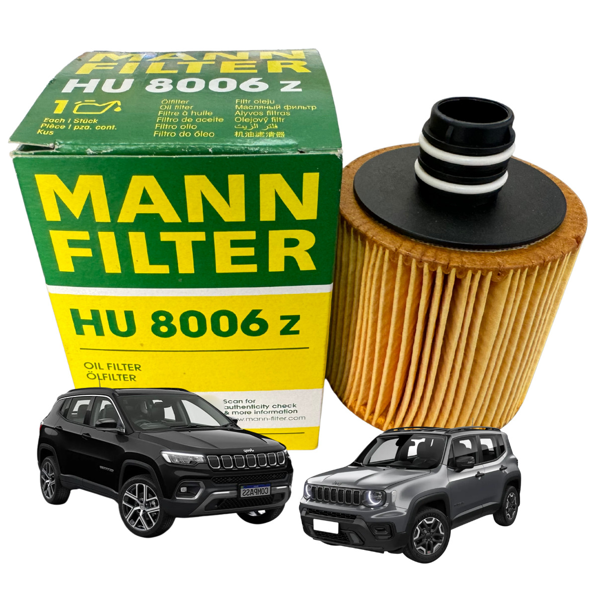 Filtro de Óleo do Jeep e Fiat Toro 2.0 Diesel – MANN FILTER