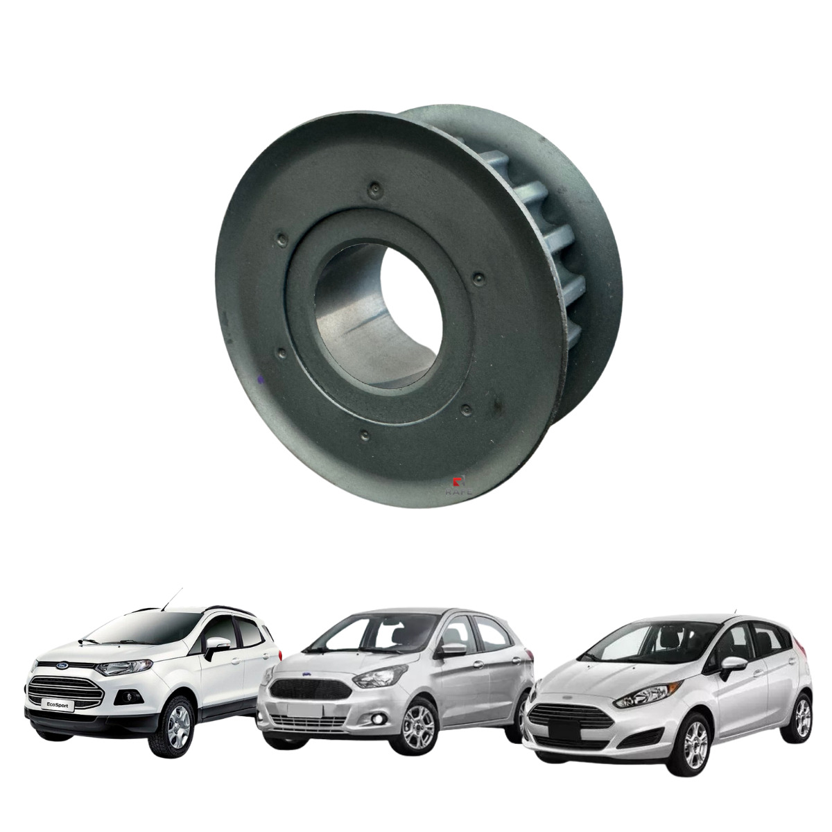 Engrenagem Polia Virabrequim Ecosport, Ford KA, New fiesta, Focus, Fiesta e Courier