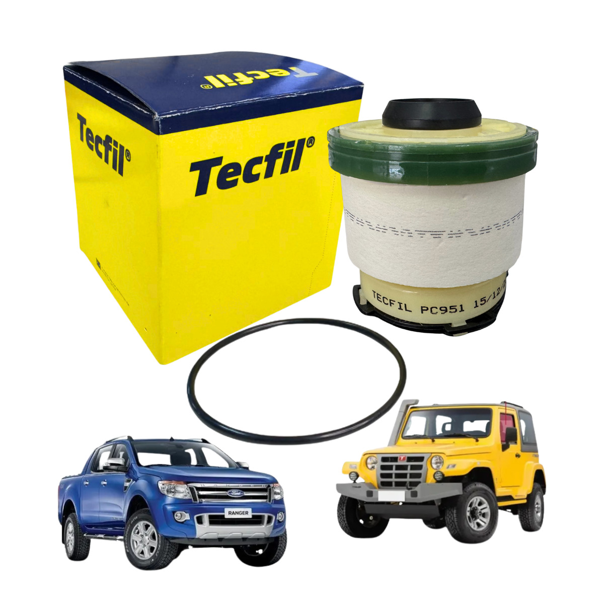 Filtro Combustível Ranger 2.2 E 3.2 Diesel E Troller – Tecfil