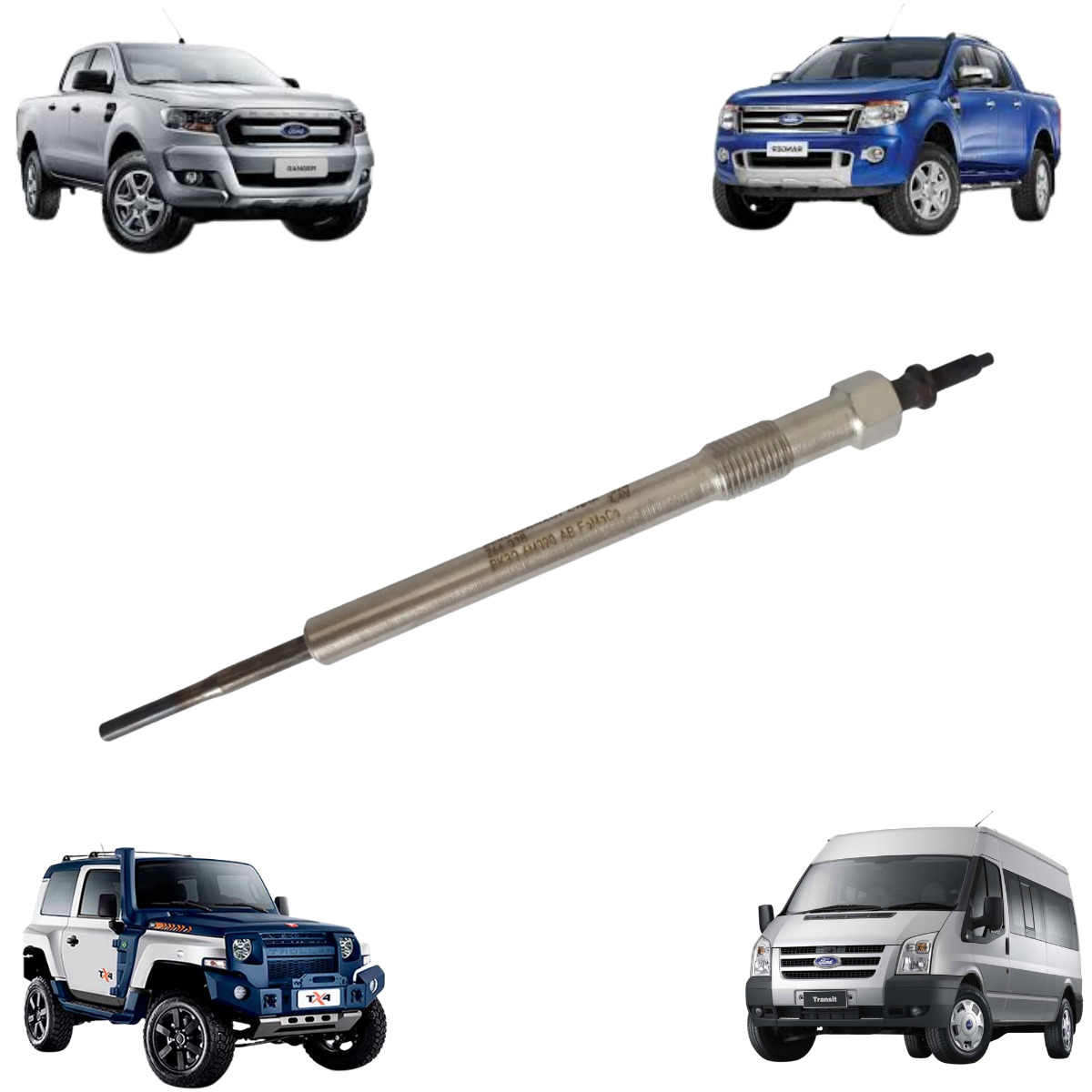 Vela Aquecedora Ranger 2.2 3.2 Transit e Troller